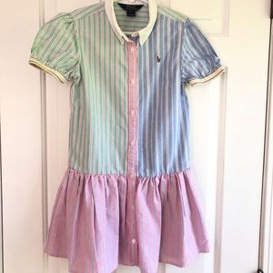POLO Ralph Lauren Girls Cotton Shirt Dress